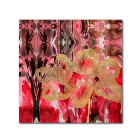 Lisa Powell Braun 'Daisy Abstract' Canvas Art,24x24
